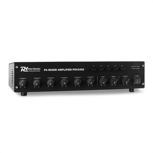 Power Dynamics PDV240Z, 240 W, 6 kanálový PA zesilovač obraz