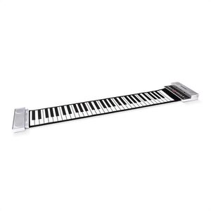 SCHUBERT Stereo Roll Up, rolovací elektronické klávesy, 61 kláves, stříbrné obraz