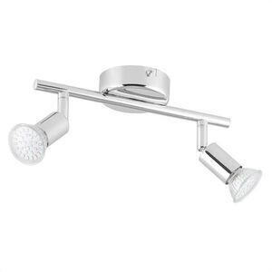 Lightcraft Kvalfoss 2, 2 x 3 W, 250 lm, LED otočná bodová lampa, naklopitelná, chrom, třída A + obraz