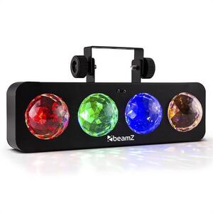 Beamz DJ Bank BX, 20 W, LED světelný efekt se 4 RGBA LED, dálkovým ovládáním, černý obraz
