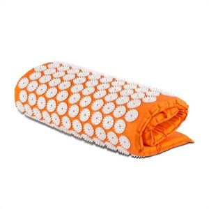 Capital Sports Relax Yantramatte, oranžová akupresurní masážní podložka, 70 x 40 cm obraz
