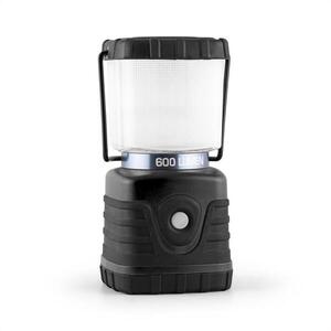 Yukatana Yucatana Yorion, černá LED kempingová lampa, 600 lumen, 150 h, 15 m, akumulátor, hranatá obraz