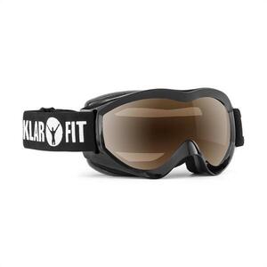 KLARFIT Snow View, černá, lyžařské brýle, snowboardování, REVO vrstva, celorámové obraz