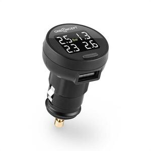 OneConcept AirCo One, bezdrátový kontrolní systém tlaku v pneumatice, USB, včetně montážního materiálu obraz
