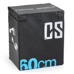 Capital Sports Rooks Soft Jump Box Plyo Box 60x50x30 cm černá barva obraz