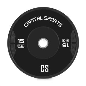 Capital Sports Elongata, bumper kotouč, závaží, guma, 15 kg obraz