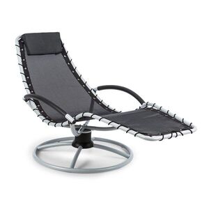 Blumfeldt Chiller Schwingliege 77x85x173 cm 360 Comfort ComfortMesh černá obraz