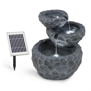 Blumfeldt Murach kaskádová fontána, akumulátorový provoz 2 kW, solární panel, 3 LED diody obraz
