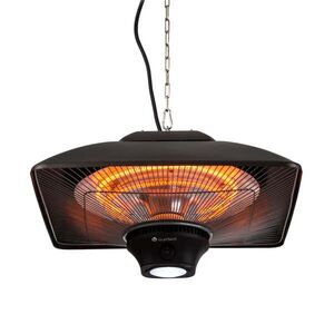 Blumfeldt Heat Square, infračervený ohřívač, 1000/2000 W, Carbon, IP24, LED obraz