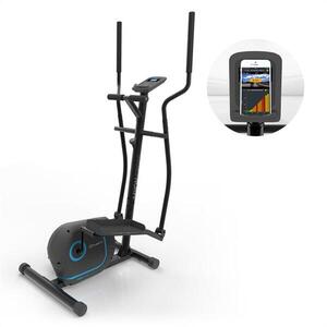 KLARFIT Myon Cross, eliptický trenažér, setrvačník 12 kg, systém SilentBelt, černý obraz