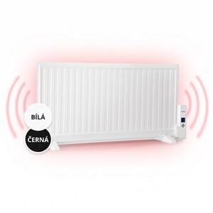 OneConcept Wallander, olejový radiátor, 1000 W, termostat, olejové vyhřívání, plochý design, bílý obraz