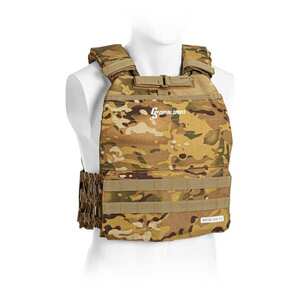 Capital Sports Battlevest 2.0, zátěžová vesta, 2x 8, 75 lbs (4, 0 kg) závaží, camo obraz