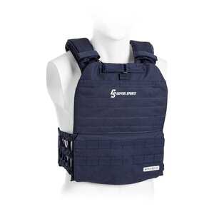 Capital Sports Battlevest 2.0, zátěžová vesta, 2x 2 závaží 5, 75 (2, 6) a 8, 75 lbs (4, 0 kg), modrá obraz
