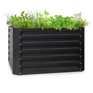 Blumfeldt Blum High Grow Straight, vyvýšený záhon, 100 x 60 x 100 cm, 600 l, ocel obraz