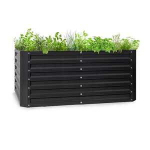 Blumfeldt Blum High Grow Straight, vyvýšený záhon, 120 x 60 x 60 cm, 432 l, ocel obraz