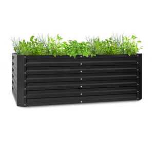 Blumfeldt High Grow Straight vyvýšený záhon 200x60x100cm 1200l ocel obraz