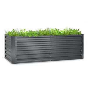 Blumfeldt High Grow Straight vyvýšený záhon 180 x 60 x 90 cm 970 l pozinkovaná ocel obraz