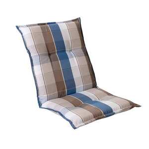 Blumfeldt Prato, čalouněná podložka, podložka na židli, podložka na nižší polohovací křeslo, na zahradní židli, polyester, 50 x 100 x 8 cm obraz