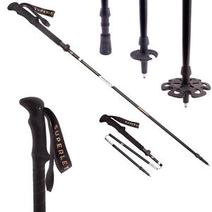 KLARFIT Irun TX Essential, trekingové hole, hliník, skládací, 100–130 cm obraz