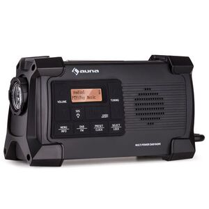 Auna Patagonia DAB+ Outdoorové rádio DAB / DAB+ / FM Ruční nabíjení USB SOS alarm vodotěsné obraz