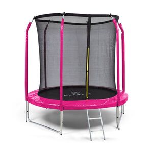 KLARFIT Jumpstarter, trampolína, Ø 2, 5 m, síť max. 120 kg, skákací plocha Ø 195 cm obraz