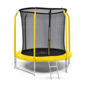 KLARFIT Jumpstarter, trampolína, Ø 2, 5 m, síť max. 120 kg, skákací plocha Ø 195 cm obraz