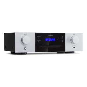 Auna CD-1000 DG, CD přehrávač, USB, MP3, dálkové ovládání, LED displej, hliník obraz