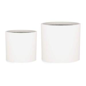 Blumfeldt Gendt, květináč, vrchní květináč, sada 2 kusů, velikosti L / XL, fiberstone, interiér/exteriér obraz