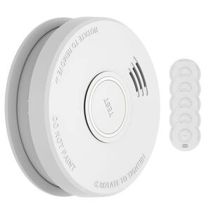 SHD by oneConcept DOF19, Detektor kouře, plast, výstražný signál: 85 dB, 9V na baterie obraz