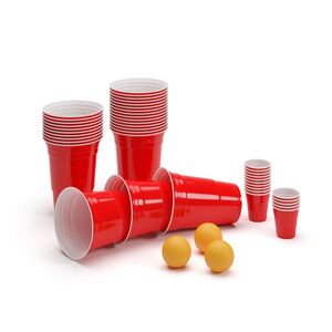BeerCup Federer Ultimate Ber Pong párty balík, Red Cups, Shot Cups, včetně míčků obraz