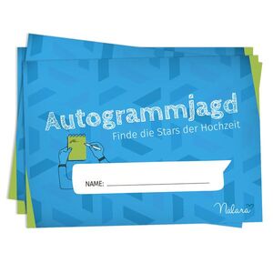 Spielehelden Lov na autogram 10 otázek o vlastnostech 50 ks. DIN A5 hravý zážitek obraz