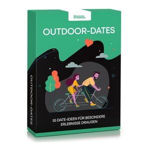 Spielehelden Oudoor Dates karetní hra pro páry 55 nápadů milostné rande svatební dar obraz