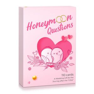 Spielehelden Honeymoon Questions, Karetní hra, Více než 100 otázek v angličtině, Dárková krabička obraz
