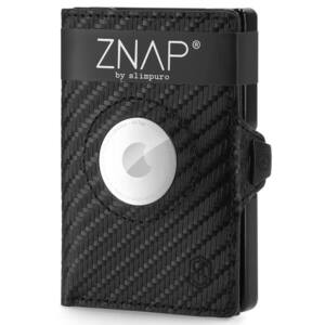 Slimpuro ZNAP Airtag peněženka na 8 karet s mincovníkem 8, 9 x 1, 5 x 6, 3 cm (ŠxVxH) s ochranou RFID obraz