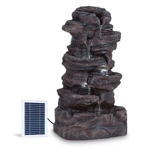 Blumfeldt Stonehenge XL, solární fontána, LED osvětlení, polyresin, lithium-iontová baterie obraz