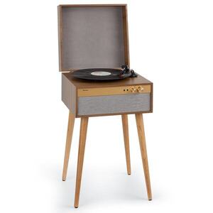Auna Berklee TT Case, gramofonový přehrávač, řemenový pohon, 33 1/3, 45 a 78 otáček/minutu, stereo reproduktory obraz