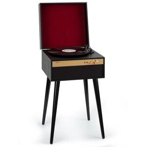 Auna Berklee TT Case, gramofonový přehrávač, řemenový pohon, 33 1/3, 45 a 78 otáček/minutu, stereo reproduktory obraz