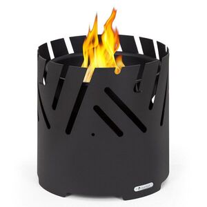 Blumfeldt Crown 3v1 ohniště Ø 46 cm vodě a mrazu odolné, grilovací deska, rošt, bambusová deska obraz