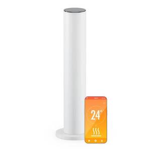 Blumfeldt SmartFlow Tower infračervený sálavý ohřívač, 700 W, 360° distribuce tepla, WLAN-ovládání obraz