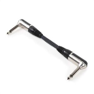 FrontStage patch kabel, sada čtyř kabelů, 6.35 mm jack, 15 cm, textilní izolace, zahnuté konektory obraz