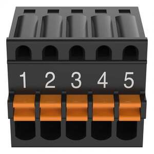 AXIS TU6008 5-PIN Černý, Oranžový 02794-021 obraz