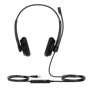 Yealink UH34 Lite Dual Teams Sluchátka s mikrofonem Kabel 1308048 obraz
