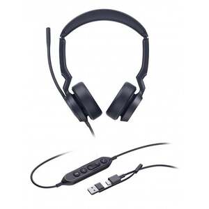 Yealink UH44 Dual UC USB-C/A Sluchátka s mikrofonem Kabel 1308187 obraz