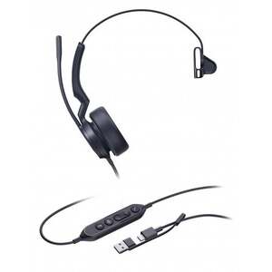 Yealink UH44 Mono Teams USB-C/A Sluchátka s mikrofonem Kabel 1308188 obraz
