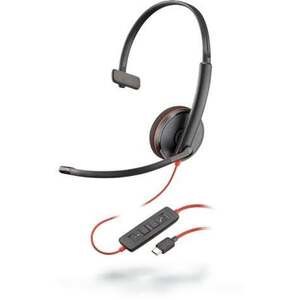 POLY Blackwire C3210 Sluchátka s mikrofonem Kabel Přes 209748-22 obraz