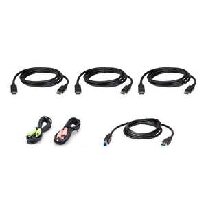 ATEN 2L-7D02UDPX6 KVM kabel Černá 1, 8 m 2L-7D02UDPX6 obraz