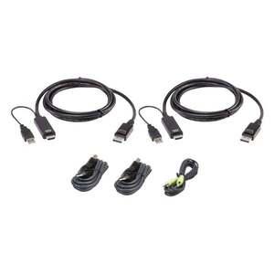 ATEN 2L-7D02UHDPX5 KVM kabel Černá 1, 8 m 2L-7D02UHDPX5 obraz