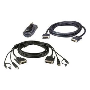 ATEN 2L-7D03UDX5 KVM kabel Černá 3 m 2L-7D03UDX5 obraz