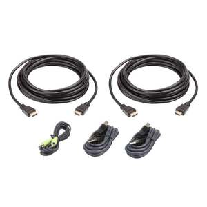 ATEN 2L-7D03UHX5 KVM kabel Černá 3 m 2L-7D03UHX5 obraz