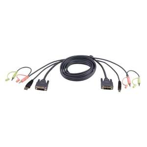 ATEN 2L-7D03UI KVM kabel Černá 3 m 2L-7D03UI obraz